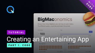 #QuarklyTutorial: How to create the BigMaconomy App. Part 1 — Code [eng subs]