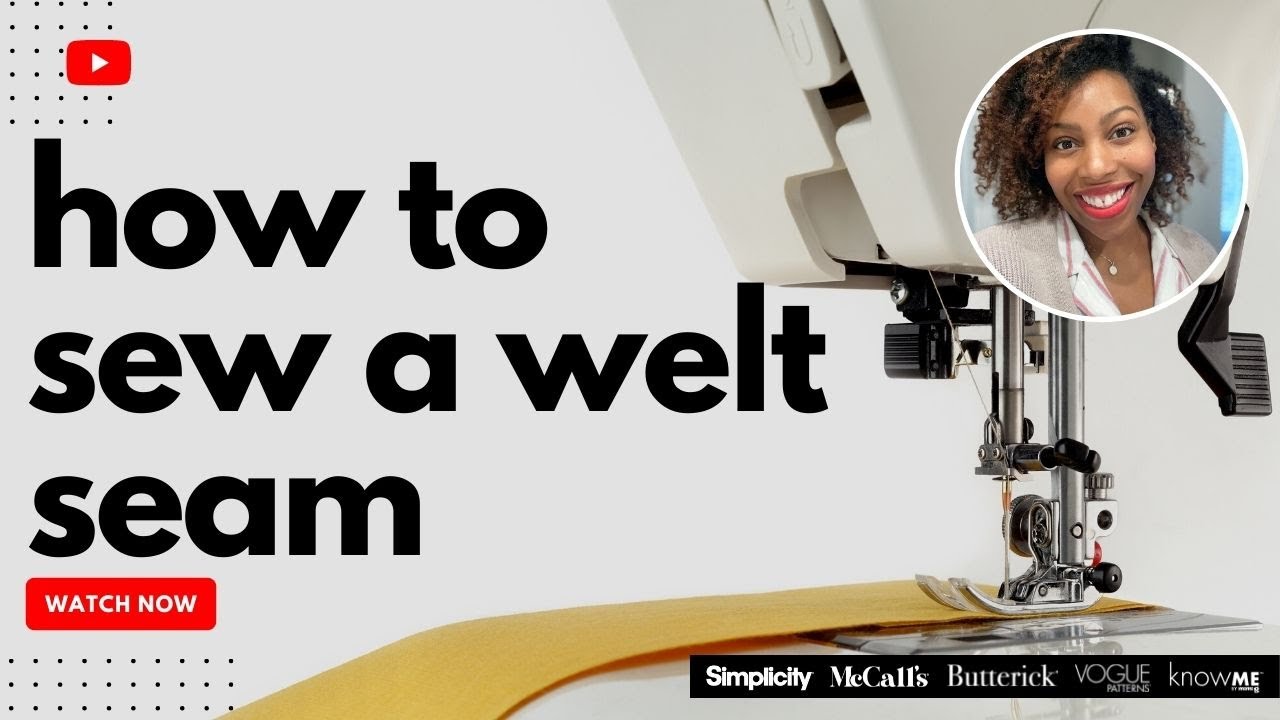 How to Sew: WELT Seam - Dummies Sewing Series 3 