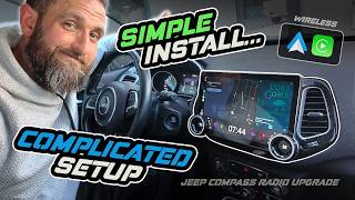 Wireless Apple CarPlay &amp; Android Auto for the Jeep Compass! | Ainavi 11.5” Radio Review