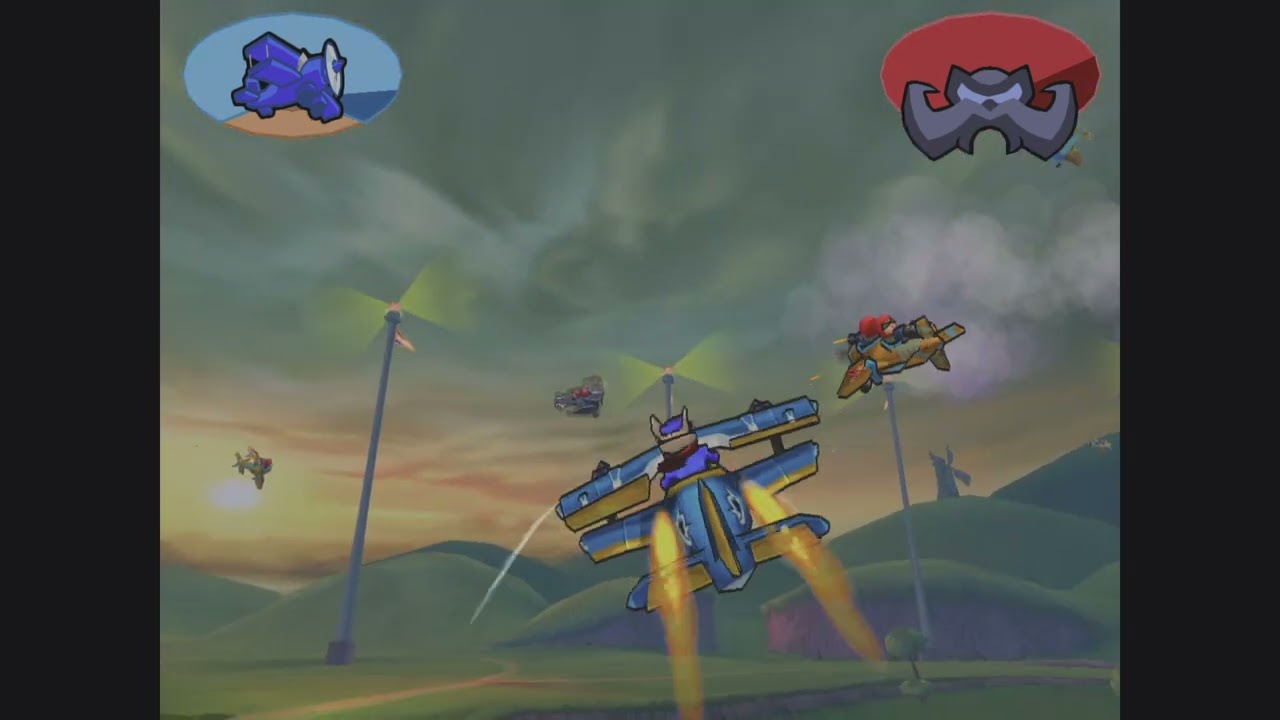 Sly 3: Honor Among Thieves: Team Cooper vs The Black baron's (Aeroplane)