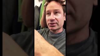 Gillian Anderson Instagram Story with David Duchovny (10/21/2017)