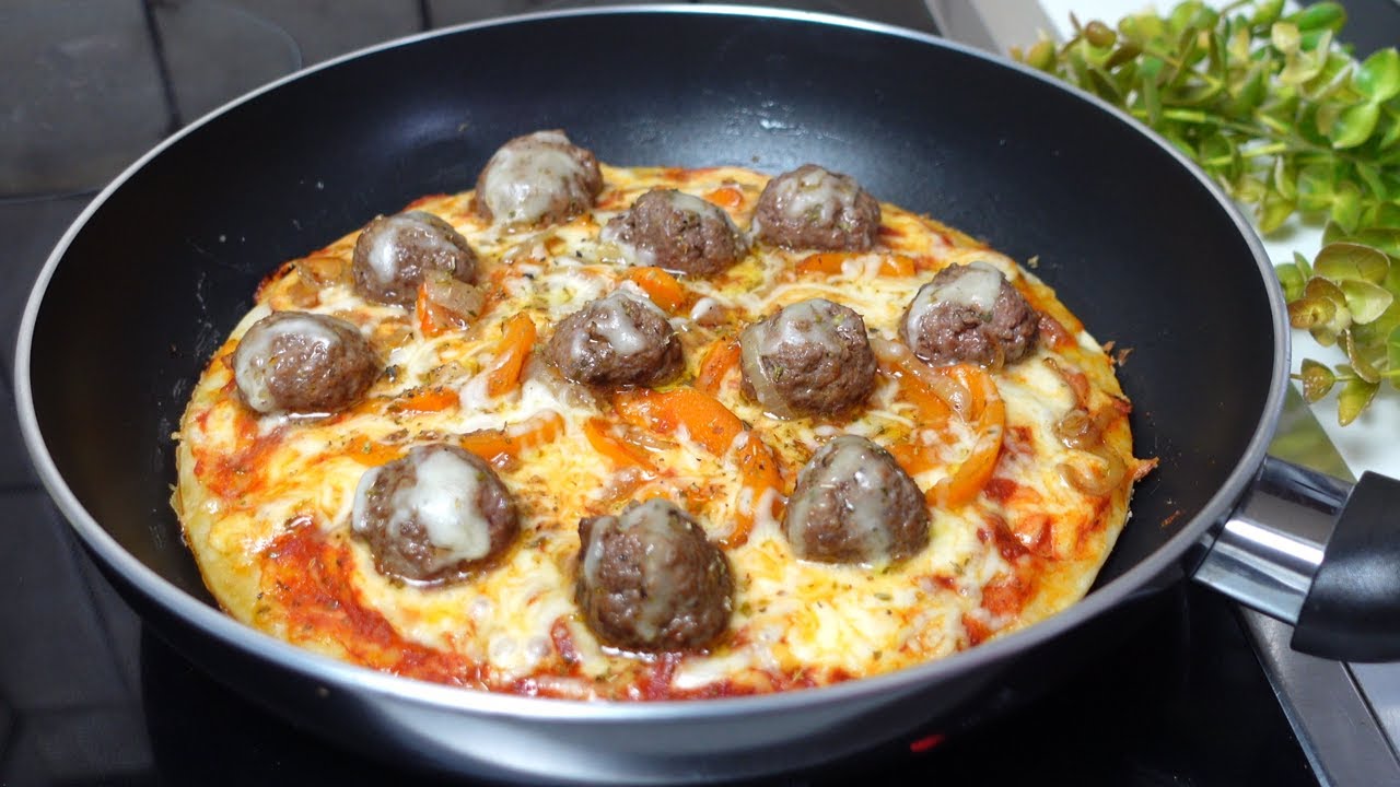 Мы больше не покупаем пиццу! Жидкое тесто, пицца без замешивания – духовка не нужна!pizza