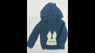 بلوفر كروشية للأطفال سهل للمبتدئين ولادي وبناتي/ How to crochet an easy pullover for kids