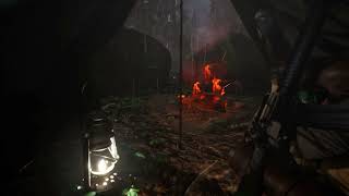 Zombie Apocalypse | Sleeping in a Tent | Rain Ambience & Scary Sounds screenshot 5