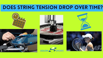 Measuring Tennis String Tension Drop Over Time Using the Wilson Baiardo Tune Pro