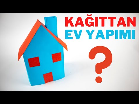 Kağıttan Ev Yapımı | A4 Kağıdından Ev Nasıl Yapılır? (çok basit) 🏠