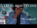 A LEVEL RESULTS DAY *an emotional day + live reaction