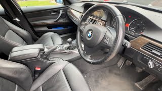BMW E90 330i Build (PART 5) Interior trims armrest cup holders steering wheel light switch climate