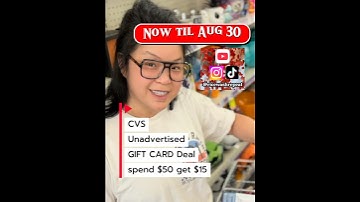 CVS UNADVERTISED DEAL 🔥 Spend $50 Gift Card → Get $15 ExtraBucks | Moneymaker  (Aug 27-30)