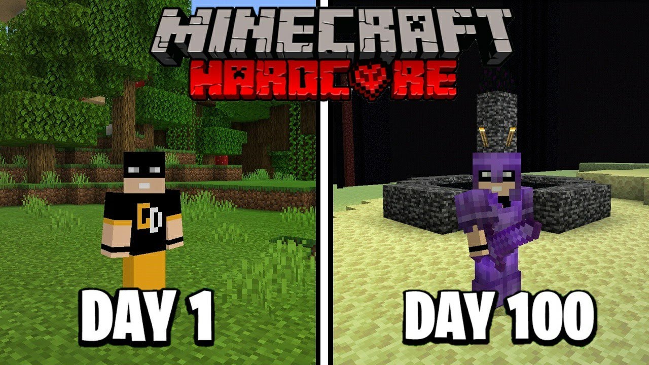 I Survived 100 Days in Minecraft Hardcore (Hindi) - Part 3 - YouTube