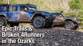 Epic Trails and Broken 4Runners in the Ozarks  Bonfire Run 2022 Day 1