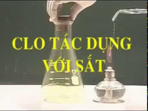 Hóa học 10 và 12  Sắt cháy trong khí Clo - youtube