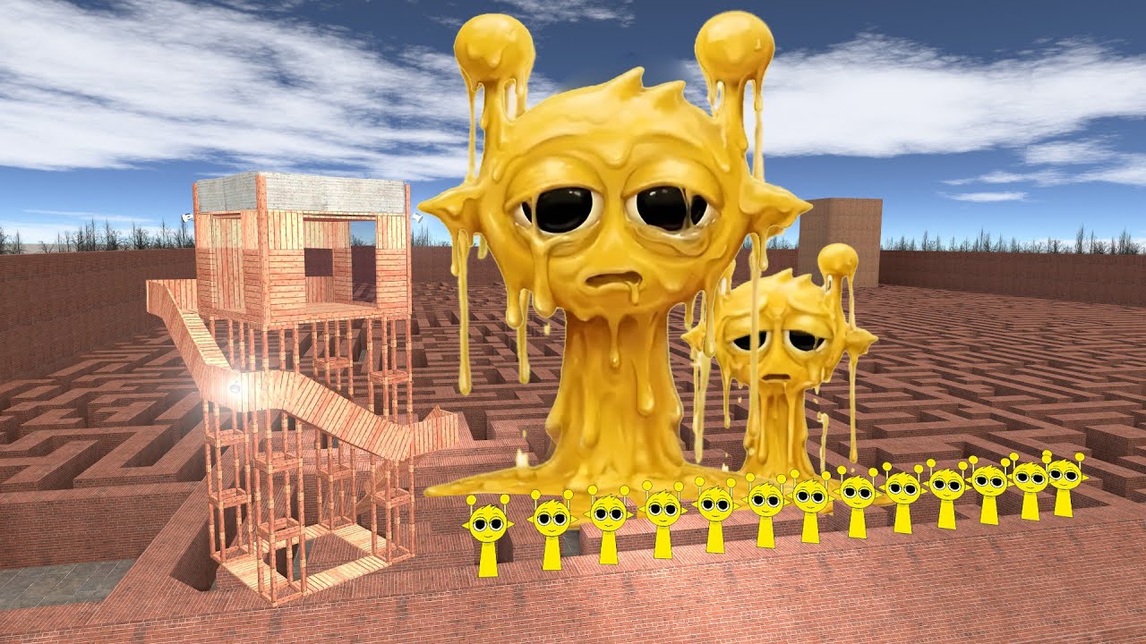 NEW Sprunki Simon Phase Melted Vs Houses In Garry's Mod