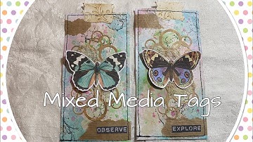 Mixed media tags process video