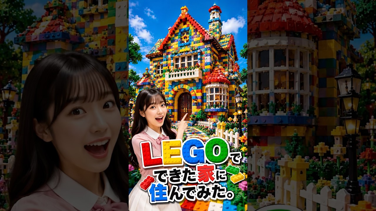【衝撃】全部LEGOブロック！？夢のマンションが巨大ロボットに変形！？🤖