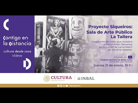 Fragmento de video que muestra a David Alfaro Siqueiros en la prisión de Lecumberri/SAPS-LA TALLERA