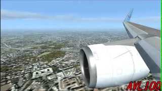 Thomsonfly Dreamliner Boeing 767-300Er Late Landing Manchester Fsx