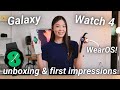 Samsung Galaxy Watch 4 Unboxing | WearOS First Impressions!