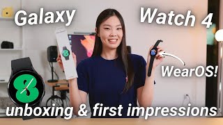 Samsung Galaxy Watch 4 Unboxing | WearOS First Impressions!