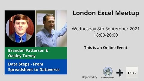Data Steps: From Spreadsheet to Dataverse | Brandon Patterson & Oakley Turvey