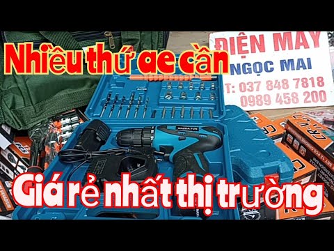 #1 🔴 NHIỀU MÓN ĐỂ CHỌN VỀ ĐIỆN MÁY | MÁY KHOAN PIN 12V | túi đựng đồ nghề | dụng cụ điện máy. Mới Nhất