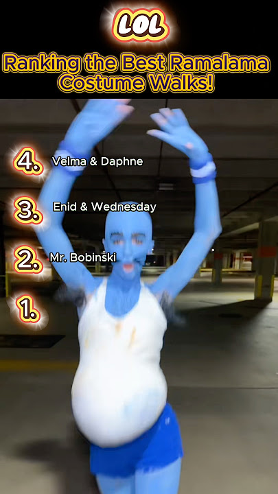 Ranking the Best Ramalama Costume Walks! #shorts #shortsviral