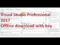 Download Visual Studio Professional 2017 full Offline rar with key