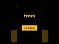 Trees in 1 min | #geekific #tree #in1min