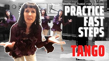 Ultimate Tango Wisdom presents how to practice quick rhythmical steps without loosing your feet.