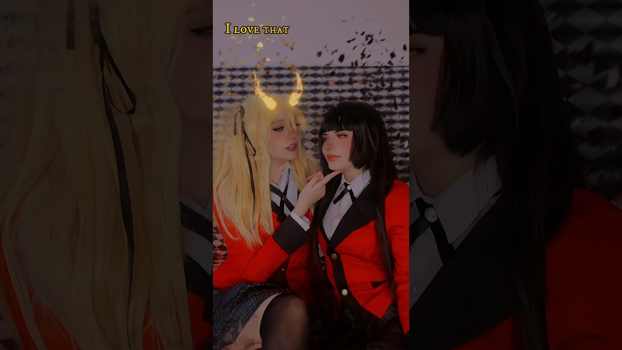 She ate my heart ♥ | Mary Saotome and Yumeko Jabami@nikkihatsunecosplay#cosplay | Kakegurui