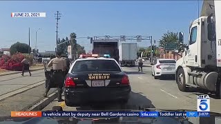 Family of unarmed man killed by deputies demands action