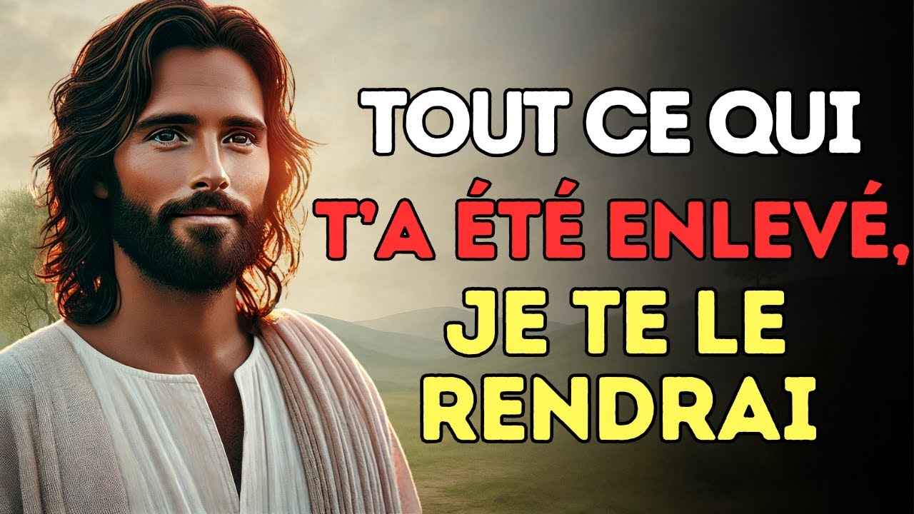 Ce qui t’a été volé, Dieu le restaurera ! Tout te sera rendu.
