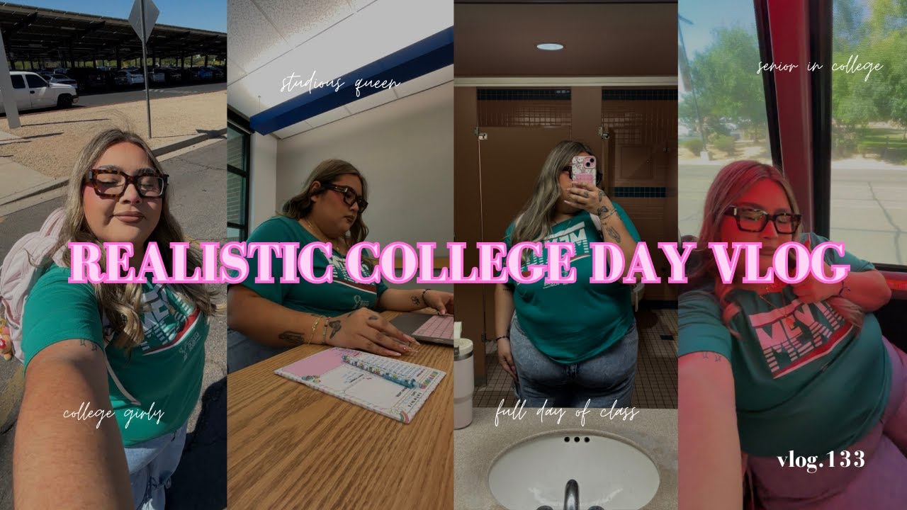 my realistic day as a senior in college🔱♥️ | vlog 133