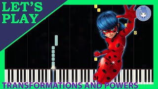 Video thumbnail of "Miraculous Ladybug's Transformations and Powers by Jeremy Zag [Piano Tutorial]"