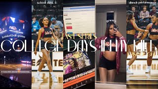 vl☆g: TXST COLLEGE VLOG 01 | practices, late vday gifts, bball performance, school day, etc!
