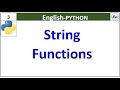 Python String Functions