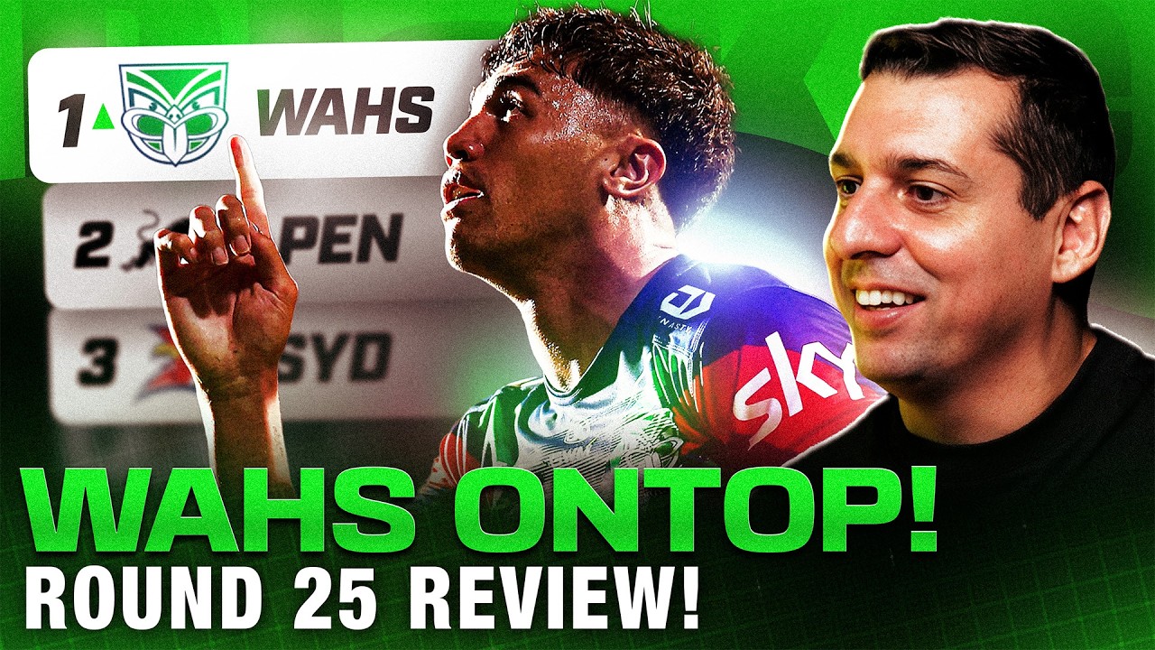Wahs TOP The Ladder! Manu Signs As PNG 007 & Tigers RATTLE Roosters! Round 25 Review