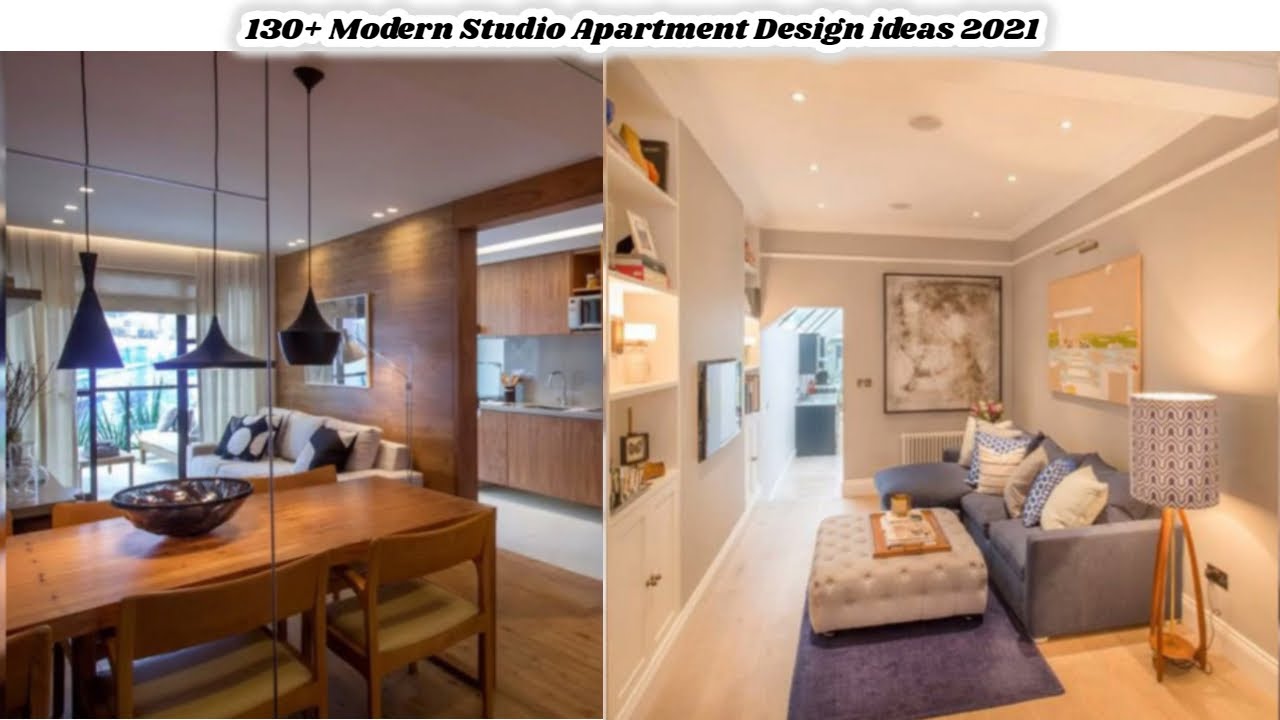 130+ Modern Studio Apartment Design ideas 2021|Apartment Design ideas 2021|  Hash Decoration Ideas - YouTube