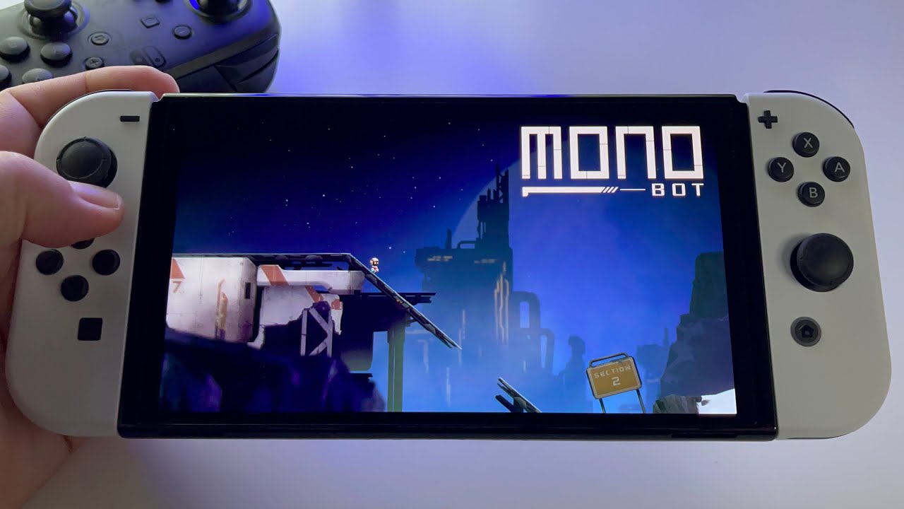 Monobot | Switch OLED handheld gameplay - how good is the game?