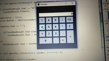 How to Make a Calculator in C# or dot Net Windows Form Application