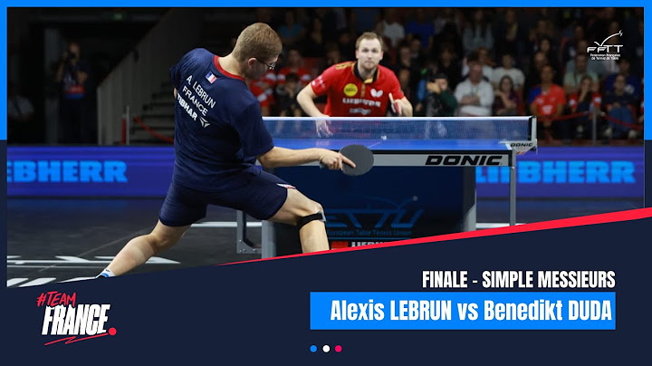 Alexis LEBRUN vs Benedikt DUDA | Finale | LINZ 2024