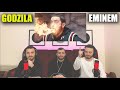 FIRST TIME Reacting TO EMINEM - GODZILA |  NO ONE BEATS HIM IN HIS OWN GAME!!! (Reaction)