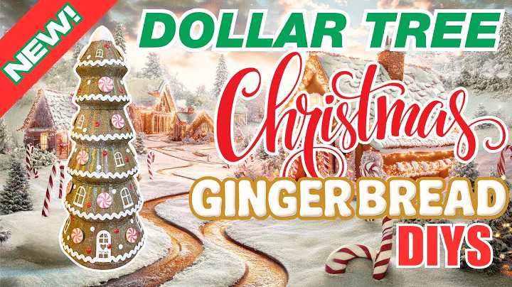 🍪 30 NEW Gingerbread Dollar Tree Christmas DIYS & Sweet Holiday Dollar Store Finds