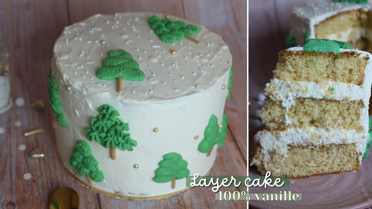 🎄 Layer cake 100% vanille de Noël - Léa cooking