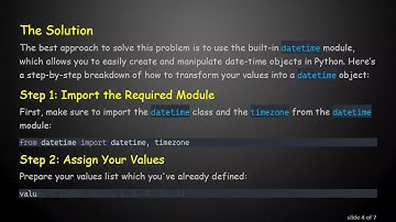 How to Easily Extract a DateTime from a List of Values in Python
