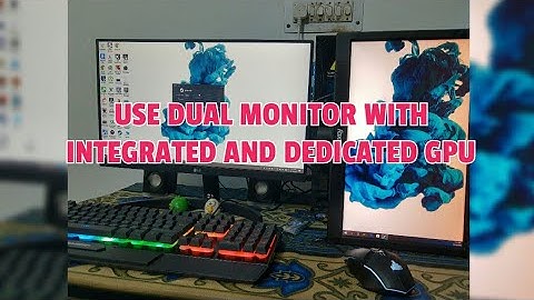 HOW TO USE DUAL MONITOR WITH INTEGRATED GRAPHICS AND GRAPHICS CARD ON ASUS PRIME A320 |MULTI-MONITOR