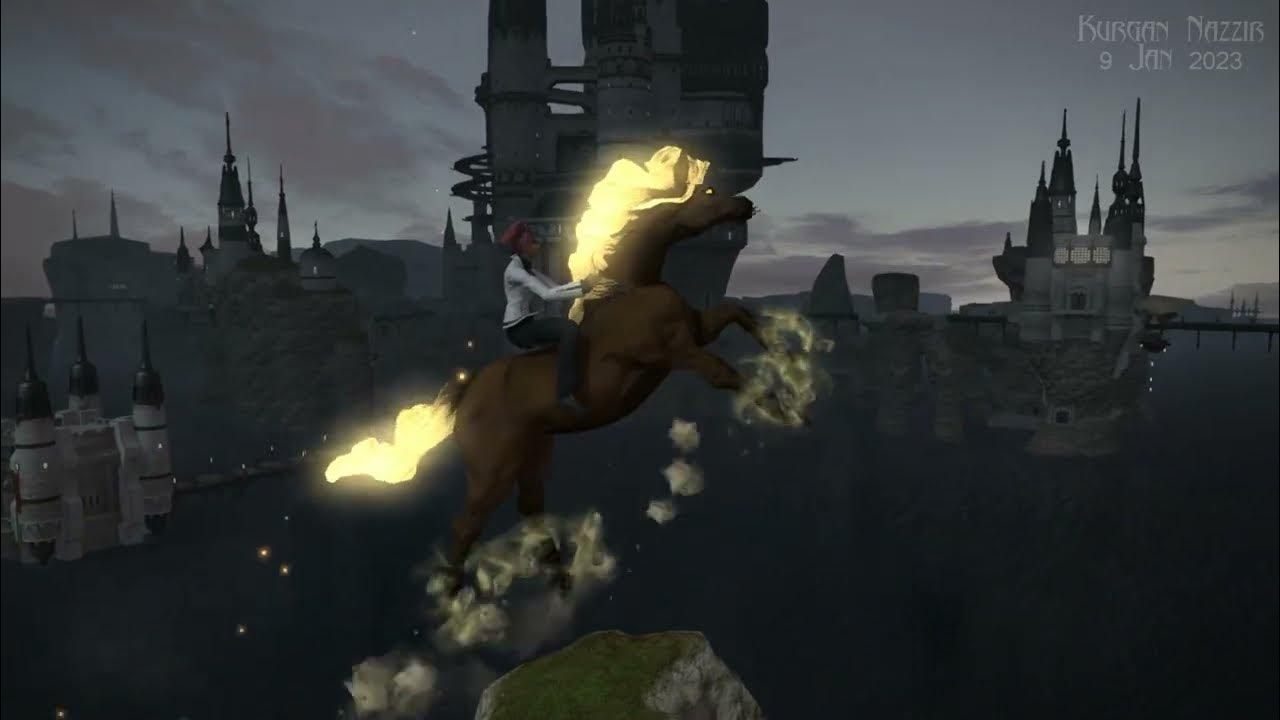 FFXIV Gullfaxi mount & music YouTube