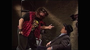 Mankind / Mick Foley Interview with Jim Ross (Part 4) Mankind attacks Jim Ross! 1997 (WWF)