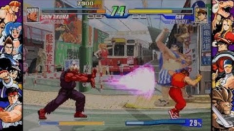 Capcom Fighting Evolution Shin Akuma/Ingrid Playthrough
