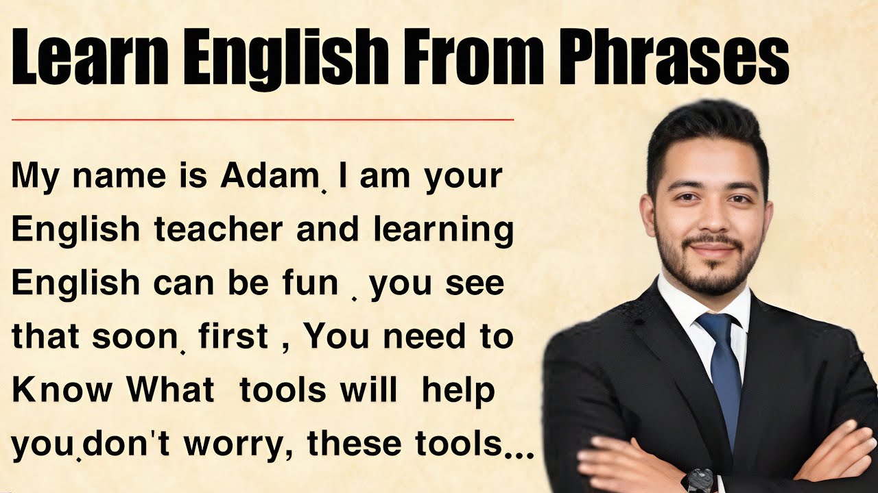 Learn English From Phrase || Graded Reader Level 2 🔥 || Improve Your English Fluency ☑️